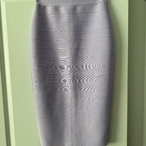 Lavender Purple  bodycon midi skirt mid calf pencil skirt women’s M